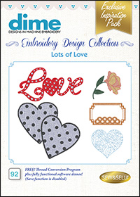DIME Inspiration Designs - Lots of Love