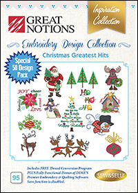 Great Notions Embroidery Designs - Christmas Greatest Hits