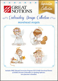 Great Notions Embroidery Designs - Morehead Angels