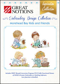 Great Notions Embroidery Designs - Morehead Bay Kids and Friends