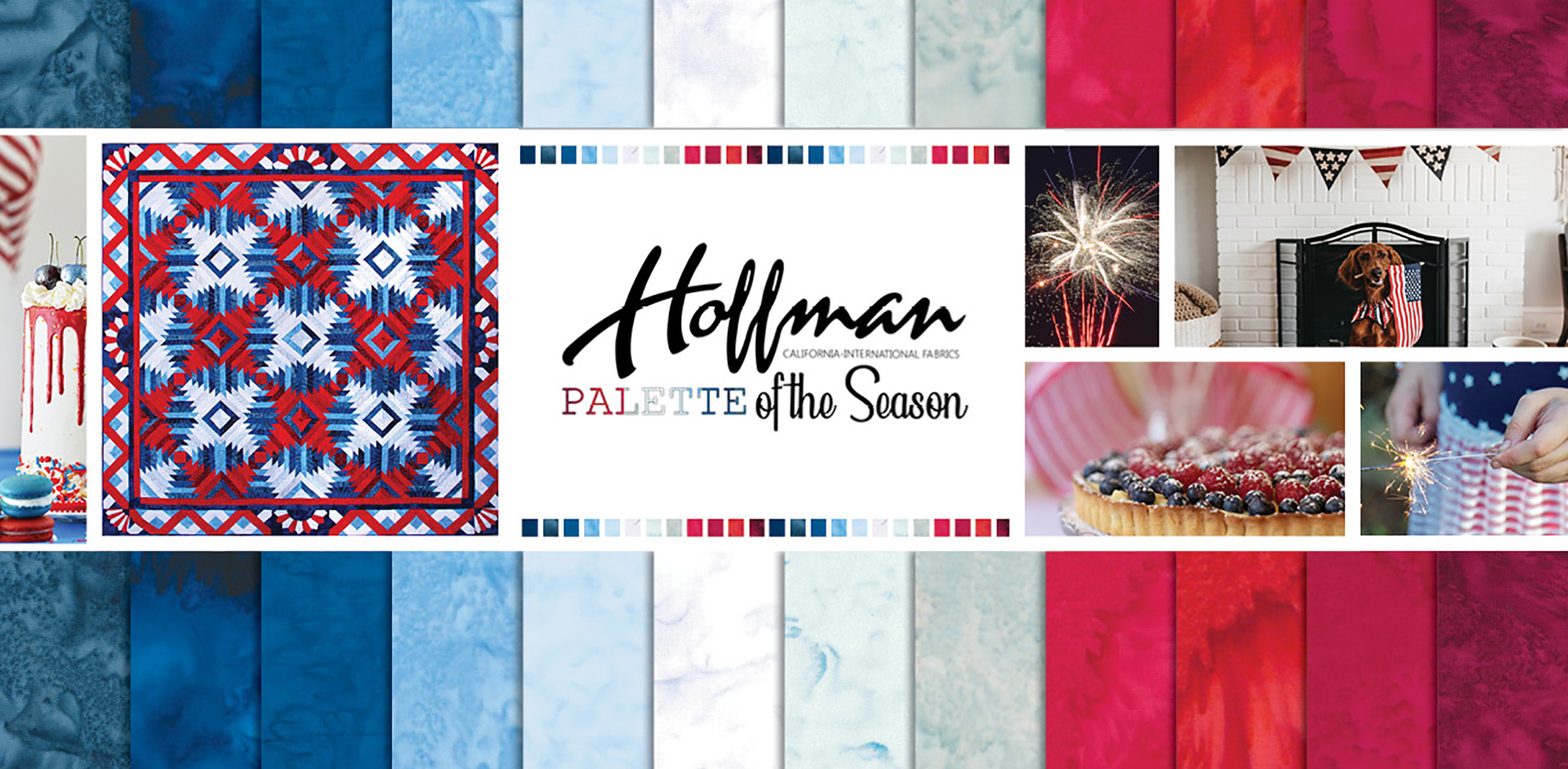 Hoffman Fabrics, Beautiful Fabric Palettes