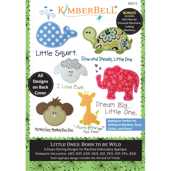 Kimberbell Designs - LIttle Ones, Volume 1, Born to be Wild