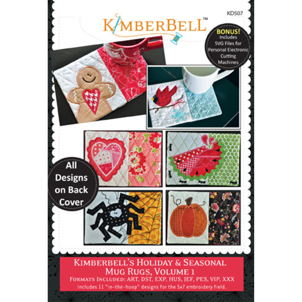 Kimberbell Designs - Mug Rugs, Holiday & Seasonal, Volume 1
