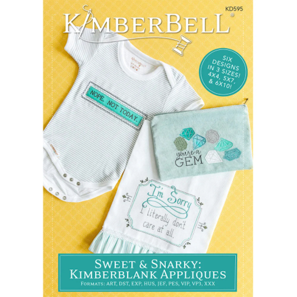 Kimberbell Designs - Sweet & Snarky, Kimbblank Applique 