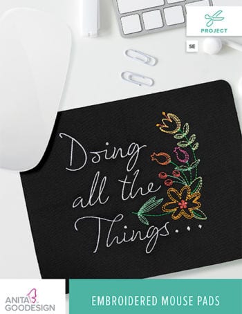 Anita Goodesign Embroidered Mouse Pads