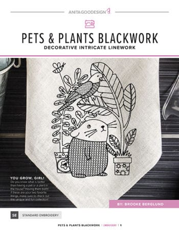 Anita Goodesign Pets & Plants Blackwork