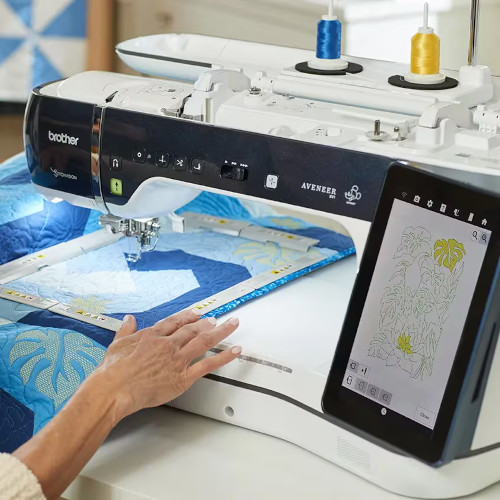 Brother Aveneer EV1 Sewing, Embroidery & Quilting Machine Side View