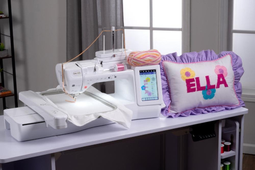 Baby Lock Luna Embroidery Machine Display